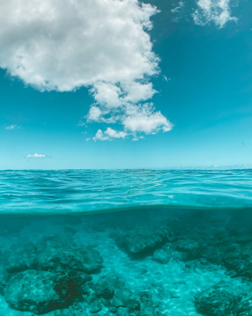 Ingyenes stockfotó búvárpipa, felhők felett, hawaii témában