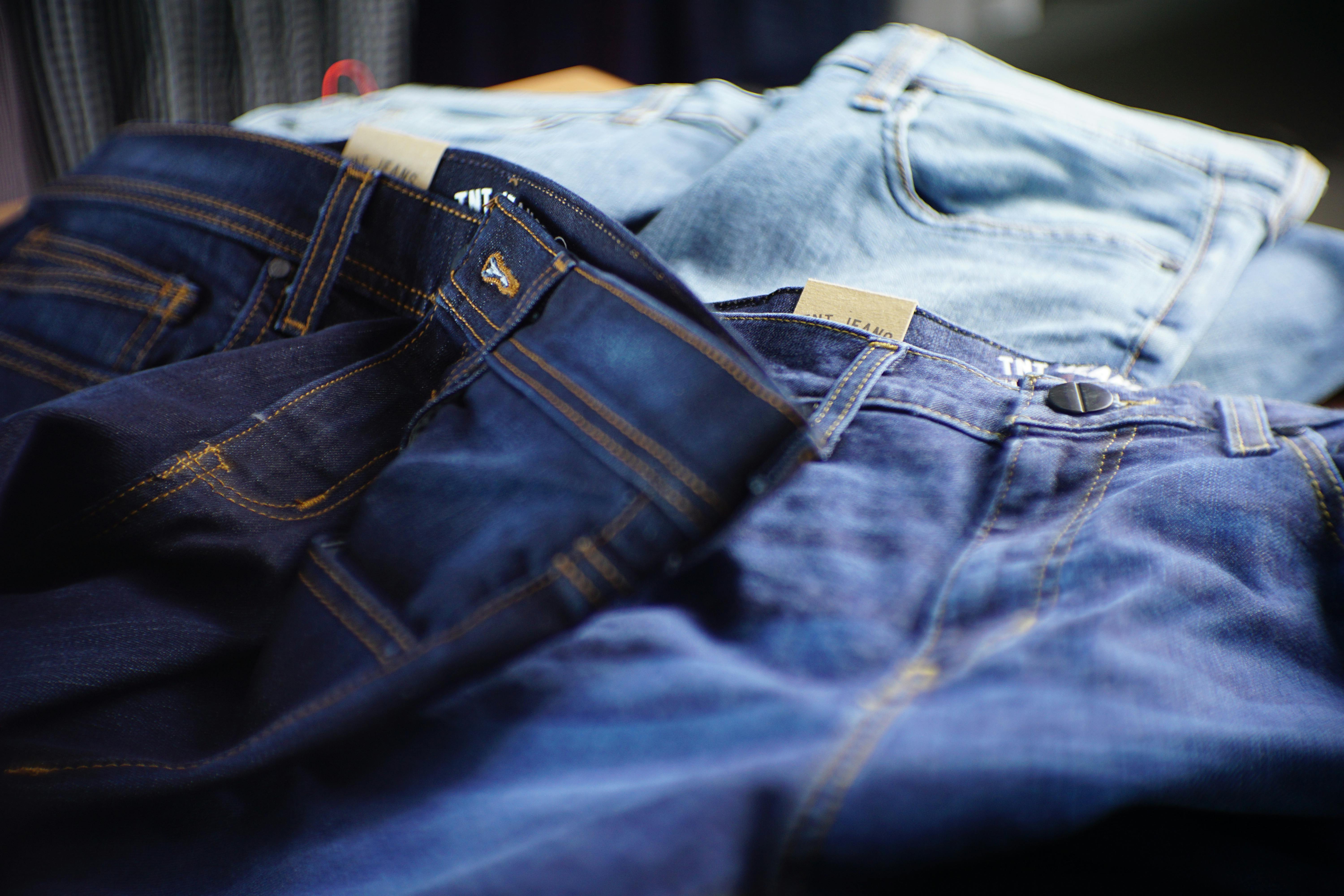Free stock photo of blue jeans