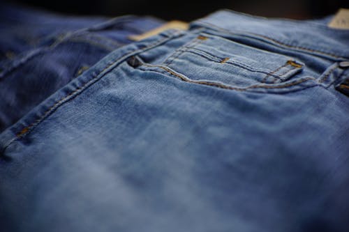 Foto stok gratis jeans biru