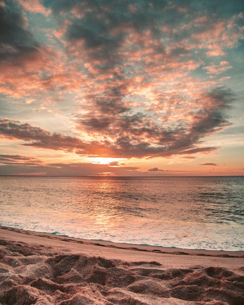 Kostnadsfri bild av gyllene solnedgång, hawaii, oahu