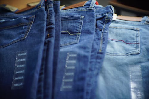 Free stock photo of blue jeans