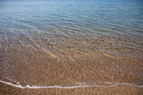 Texture of a Clear Sea Water Photo