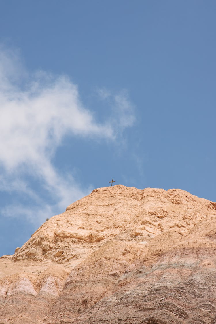 Cross On Desert Mountain