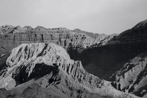 Ingyenes stockfotó egyszínű, fekete és fehér, sziklás-hegység témában