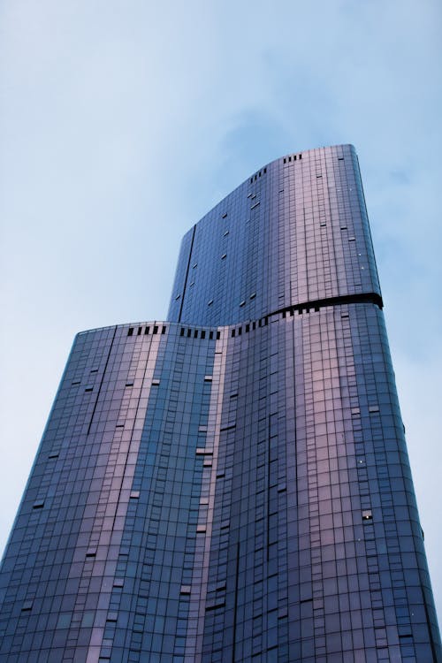 Low-Angle Shot of a Modern Building