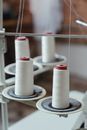 White Thread Roll on White Spool