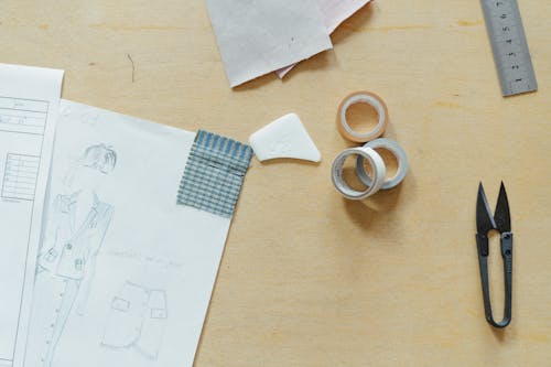 Kostnadsfri bild av atelier, design, flatlay