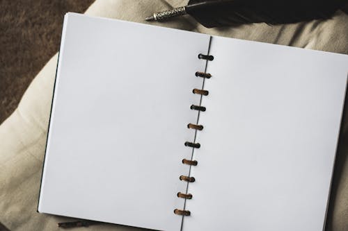 Free White Sketch Book Stock Photo