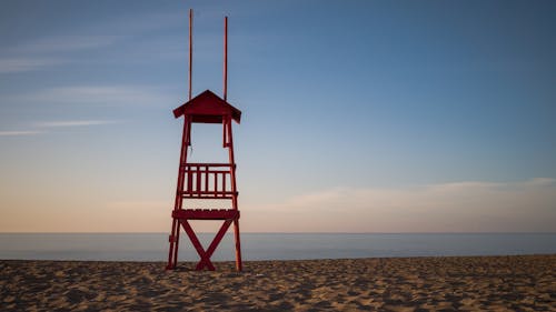 Lifeguard Tower on Beach