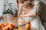 Kids Making Juice with their Parents