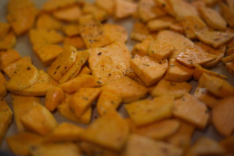 Yummy Fried Batata On White Surface