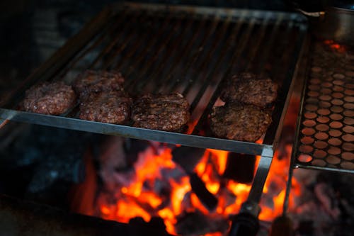 Fotos de stock gratuitas de a la barbacoa, angulo alto, apetitoso