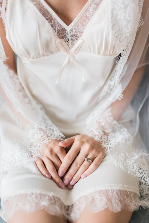 Photo Of Woman Wearing White Dress