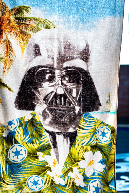 Fotobanka s bezplatnými fotkami na tému darth vader, plážový uterák, Star Wars