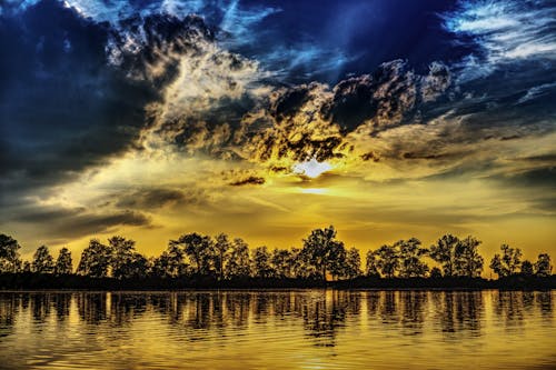 Body of Water during Sunset