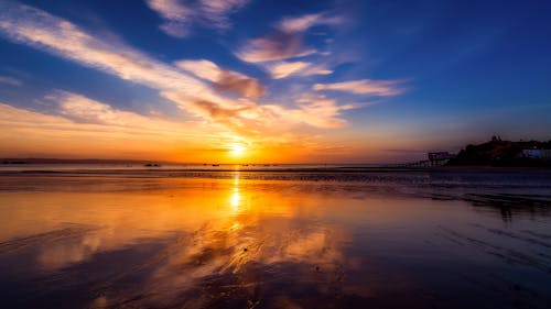 Landscape Photo of Body of Water during Golden Hour