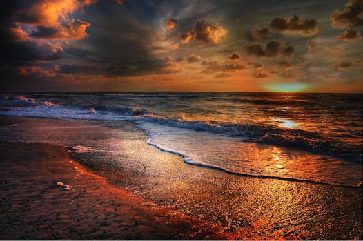 Rocks on Seashore during Sunset · Free Stock Photo