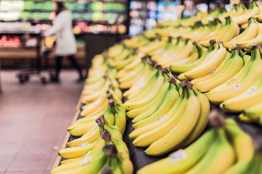 Free stock photo of healthy, fruits, grocery, bananas