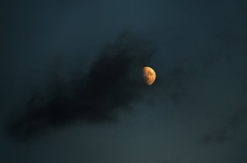 Free Photo Of Moon During Evening Stock Photo