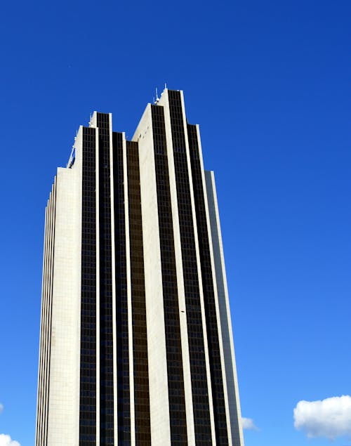 회색 고층 빌딩