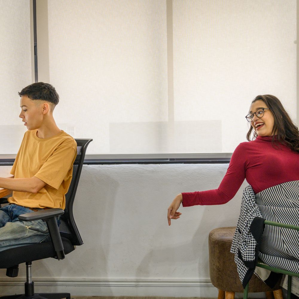 Temple Fortune — office relocation team moving desks and equipment