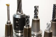 Six Gray Drill Bits