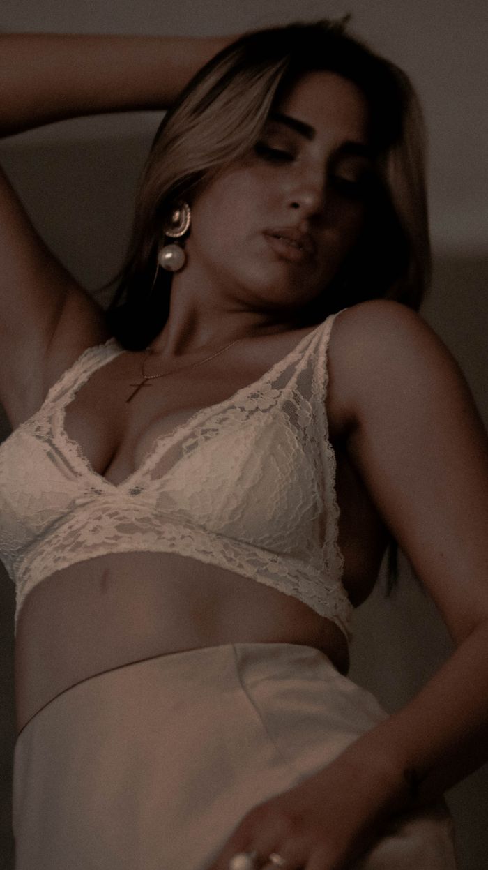 white lace lingerie