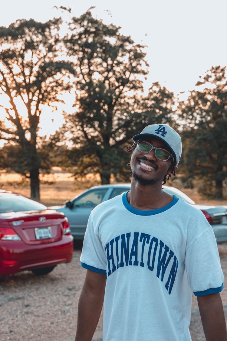 Happy Black Man With Toothy Smile