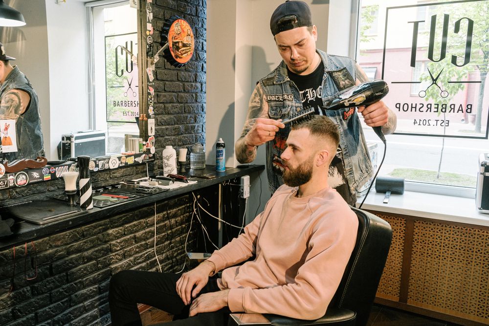 Modern salon interior
