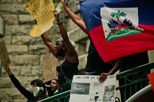 Foto stok gratis bendera haitian, kehidupan hitam itu penting, manusia
