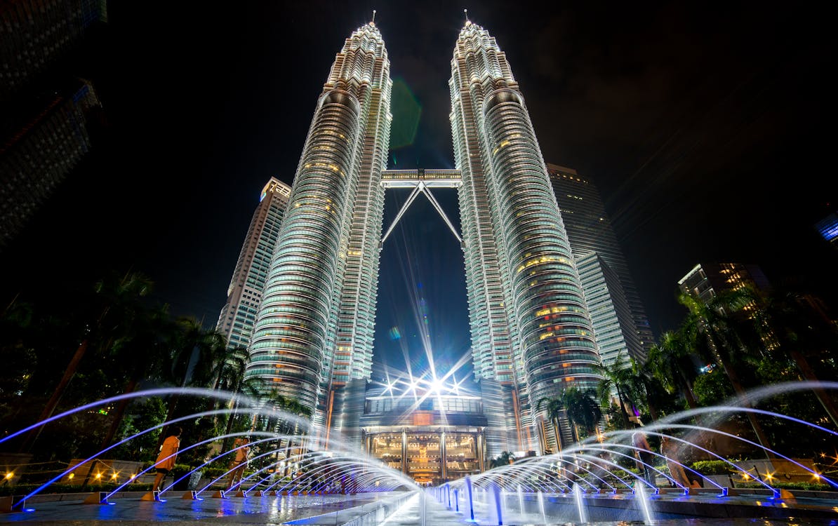 免費 馬來西亞雙子塔 圖庫相片