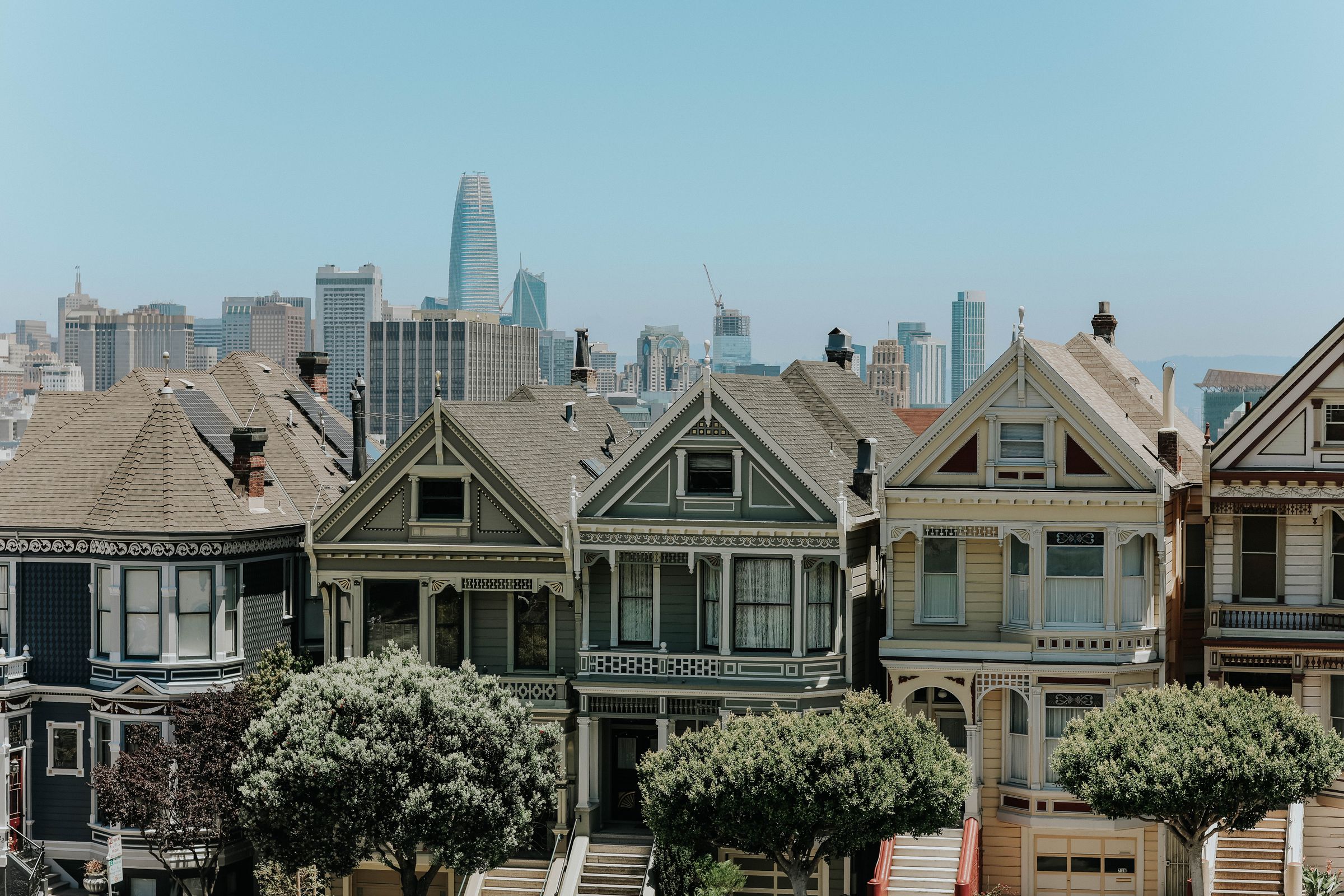 uitzicht vanaf Alamo Square