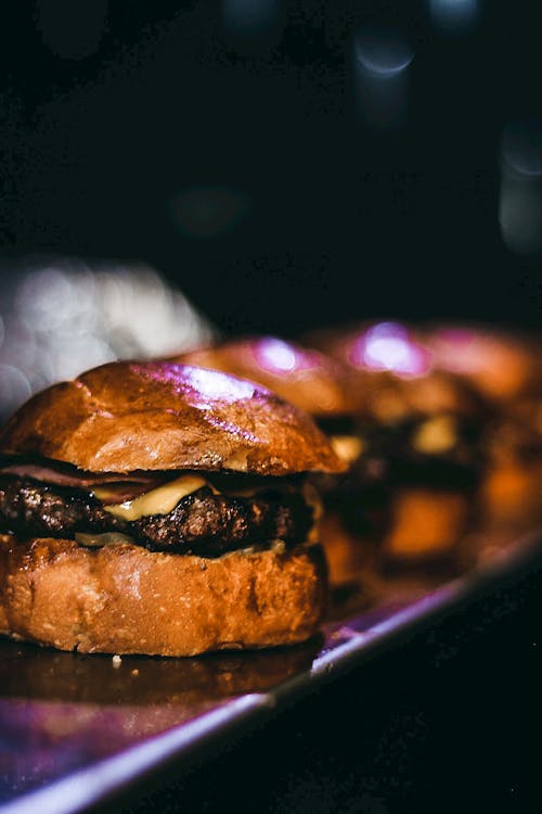 Close Up Photo of a Burger