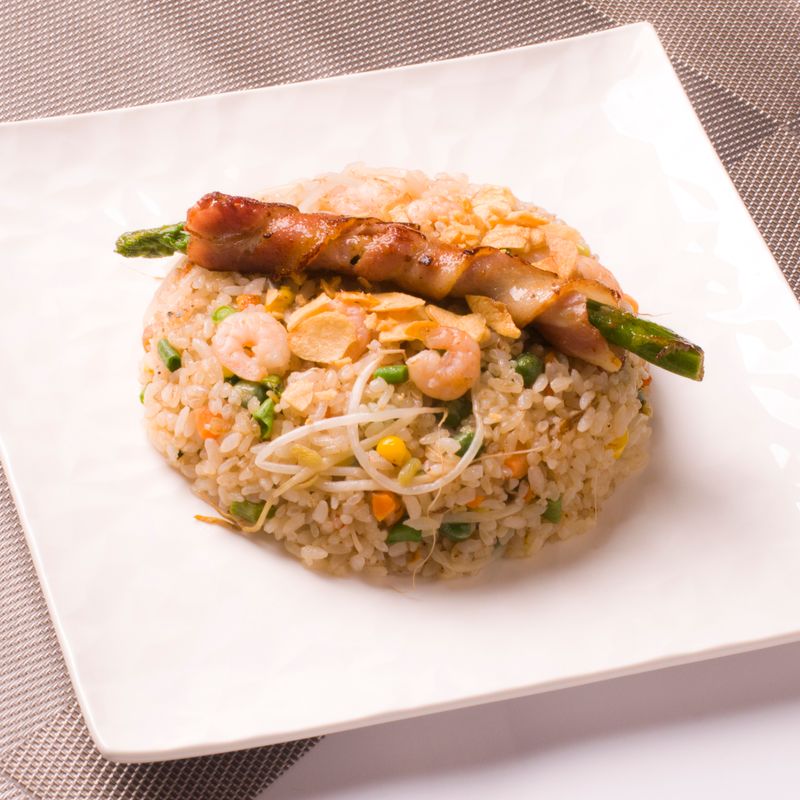 30-Minute Garlic Shrimp Fried Rice