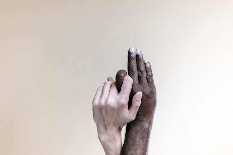 Close-Up Photo Of Hands