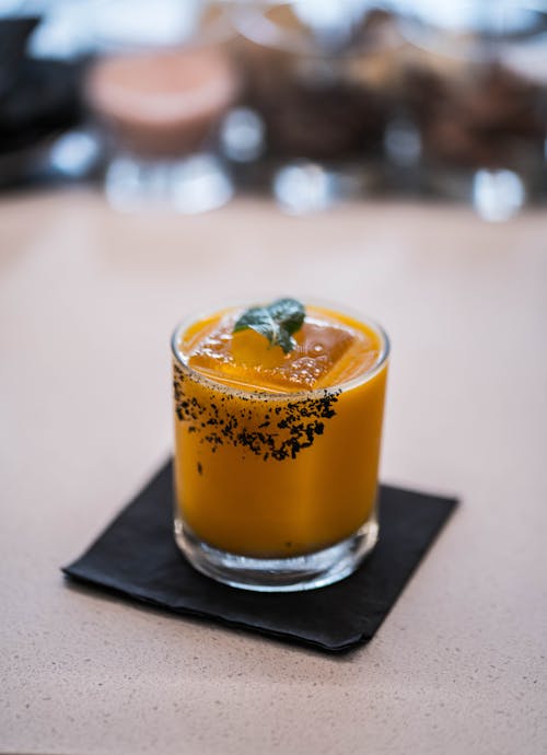 Close-Up Photo Of Orange Cocktail