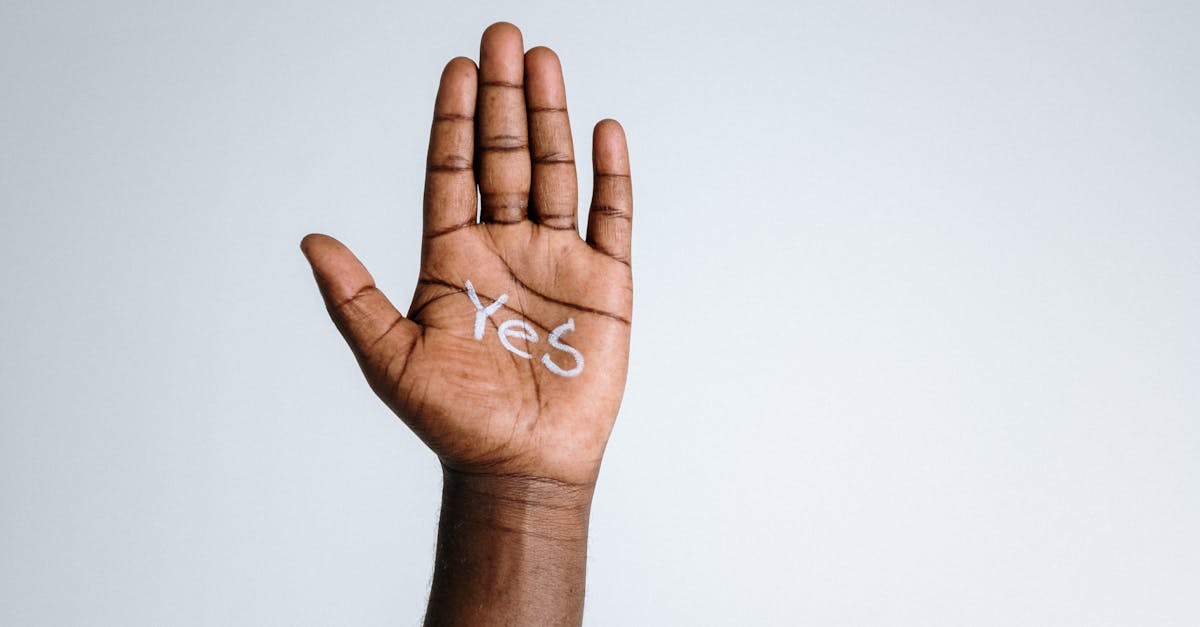 Open Hand Gestures With Palms Facing Upward