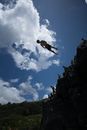 Man Diving From A Cliff