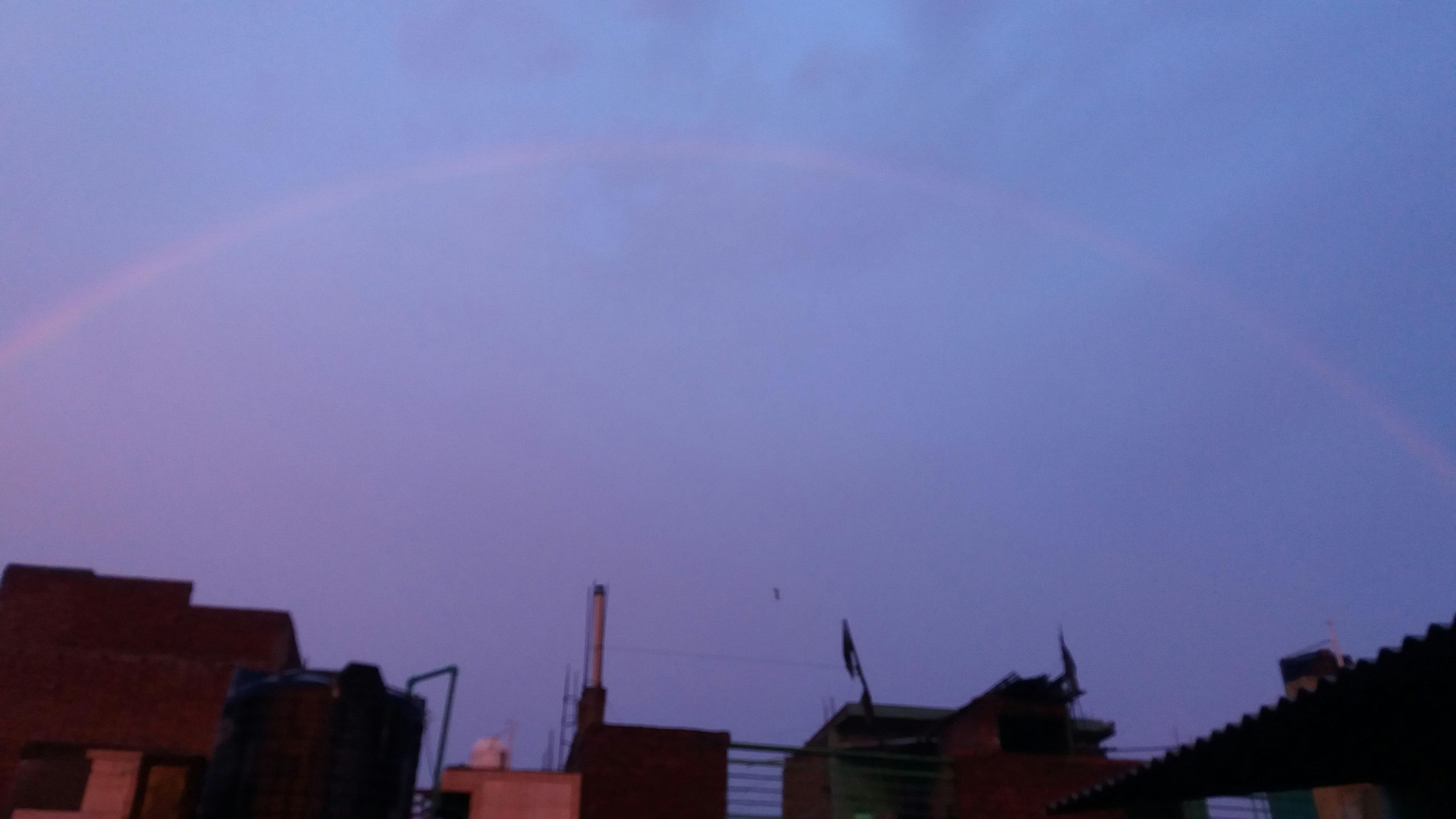 Free stock photo of Amazing light in the sky, Light in sky, rainbow bridge