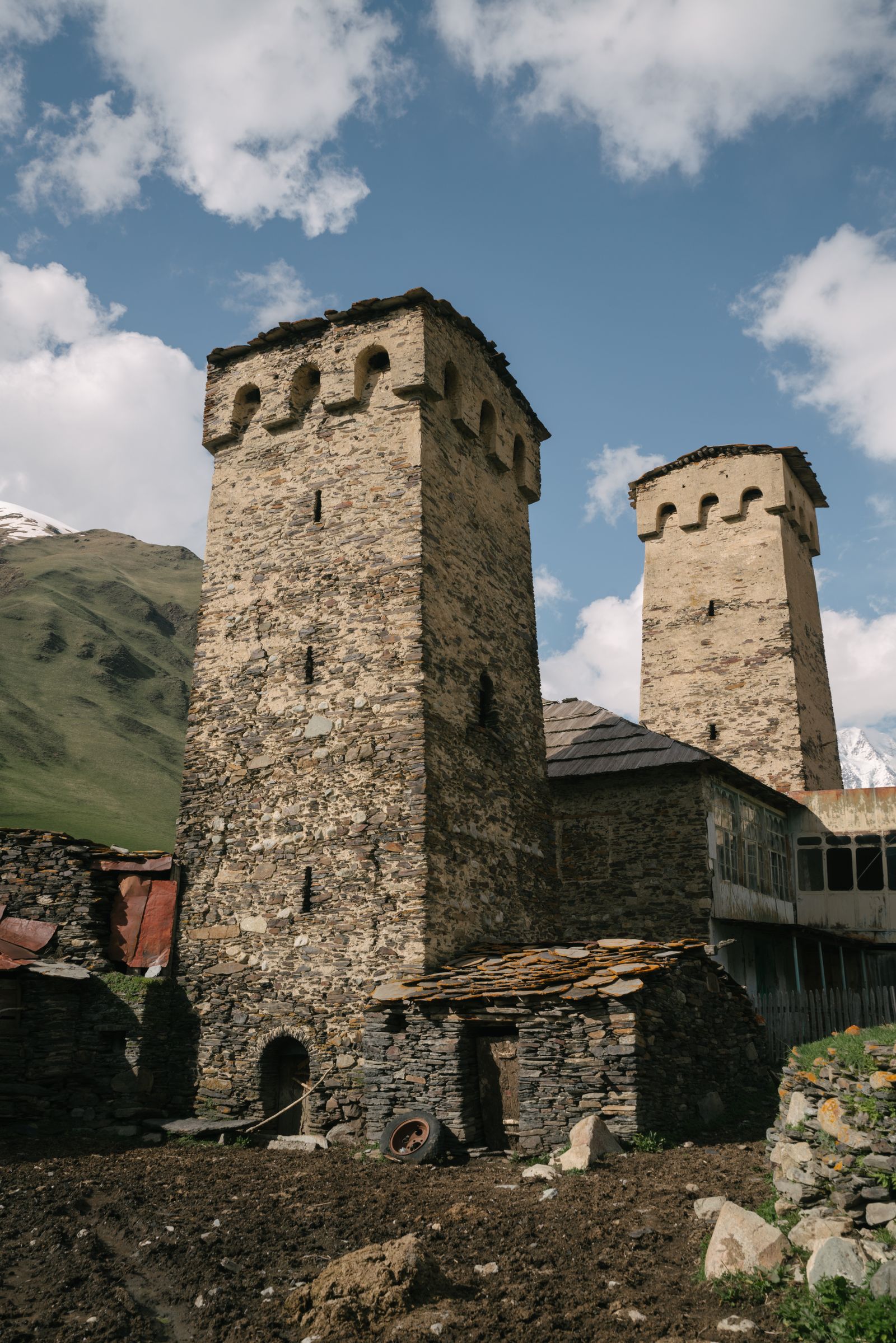 Medieval tower in Ushguli