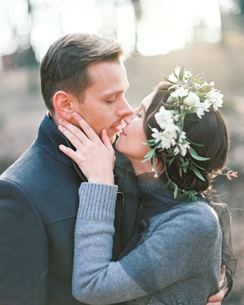 Portrait of Embracing Couple