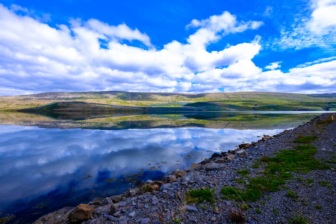 Body of Water Near Mountain