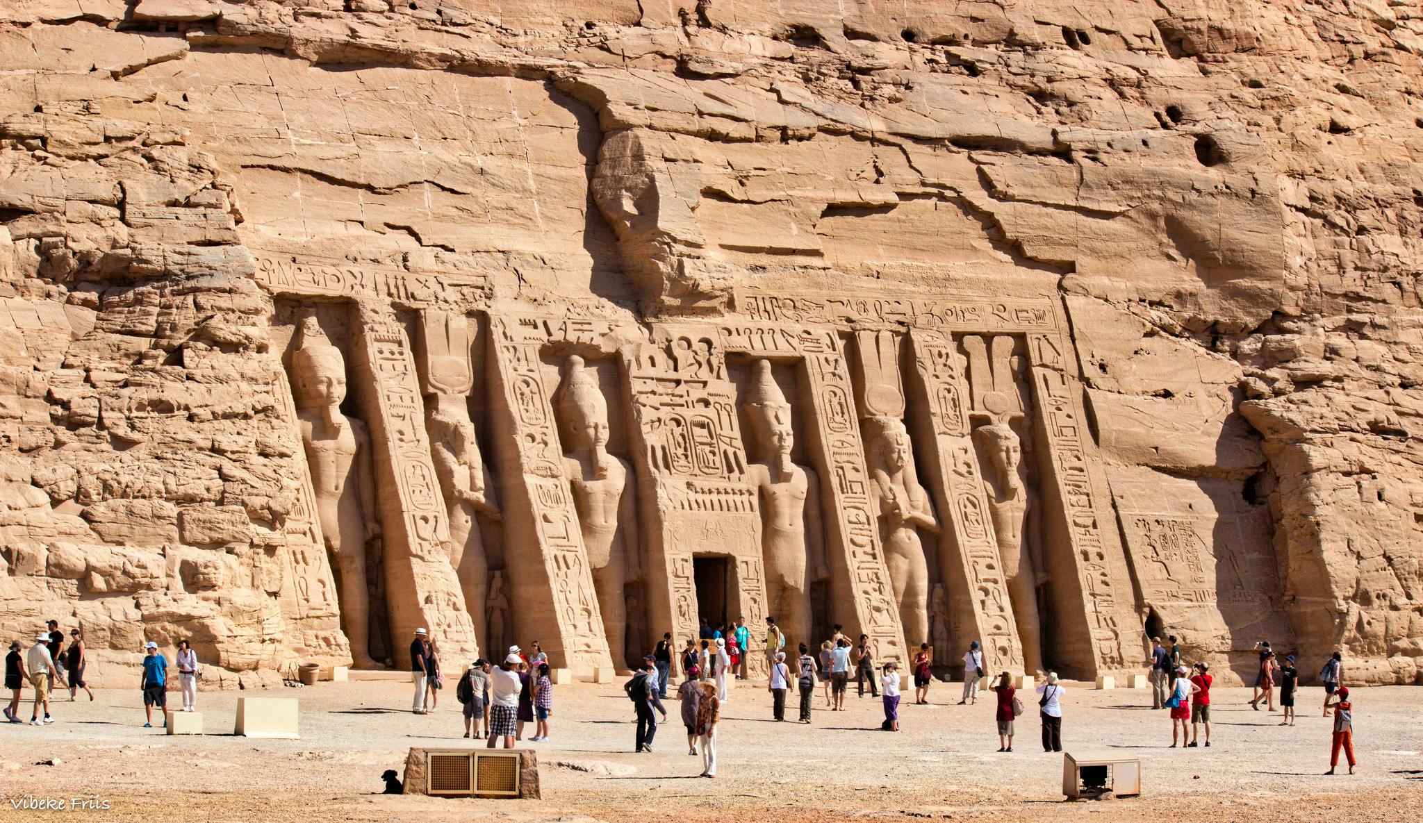 アスワン アブシンベル神殿 エジプトの無料の写真素材
