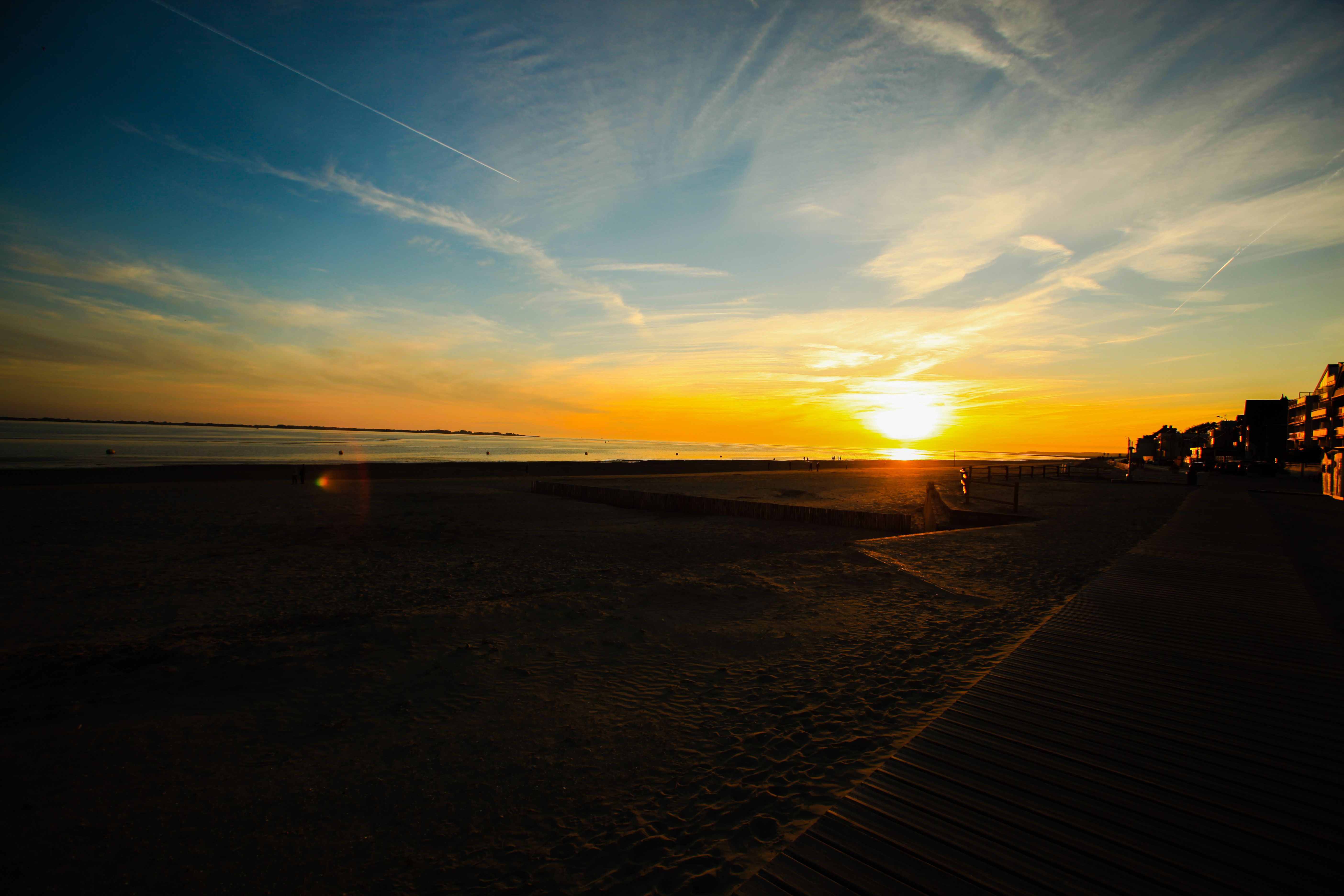 Kostenloses Foto Zum Thema Sonnenuntergang Strand