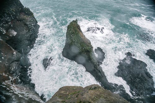 Photos gratuites de faire signe, falaise, marée