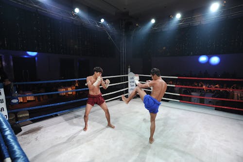 Photo of Two Men Fighting