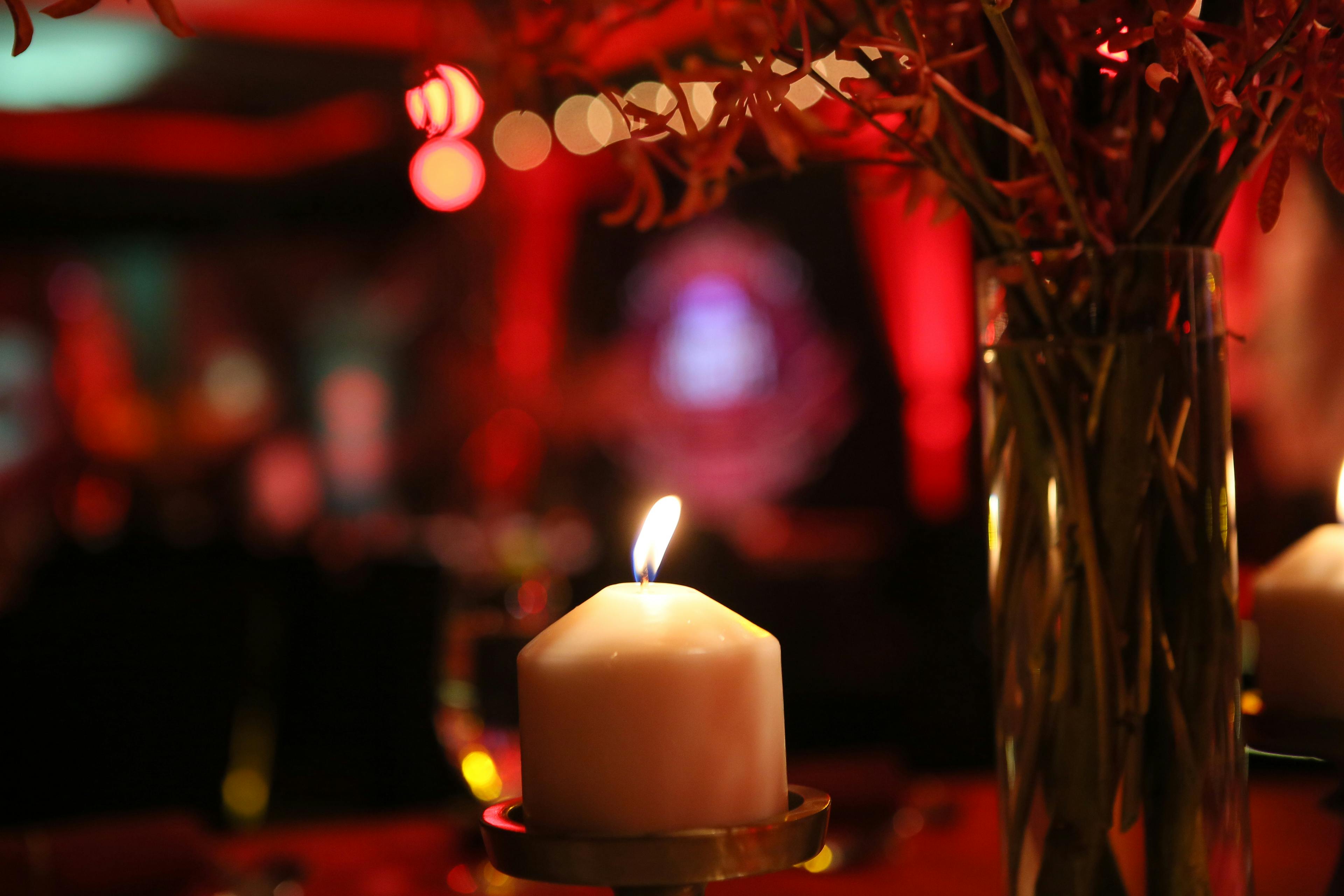 Free stock photo of burning candle