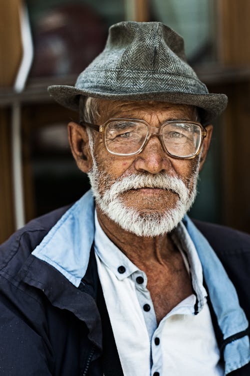 Základová fotografie zdarma na téma автопортрет, дедушка, модель мужчина