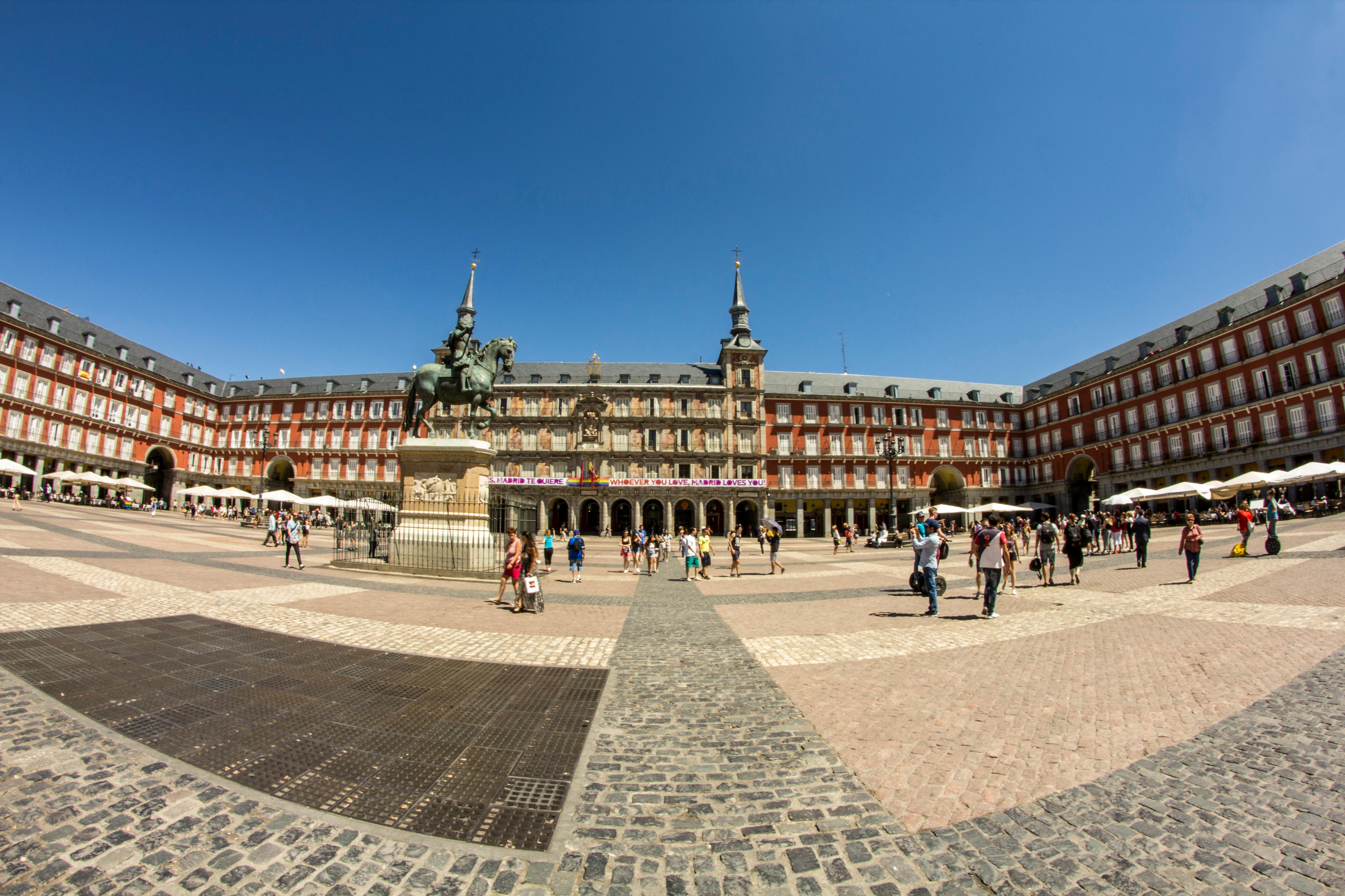 Free Stock Photo Of Central Plaza, Madrid, Plaza Mayor