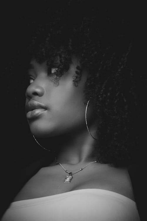 Безкоштовне стокове фото на тему «афро волосся, білий і чорний, вертикальні постріл»